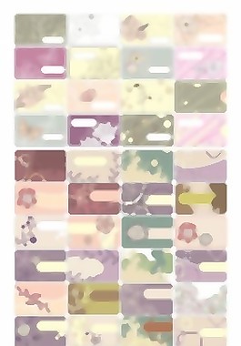 矢量線繪制花卡主題