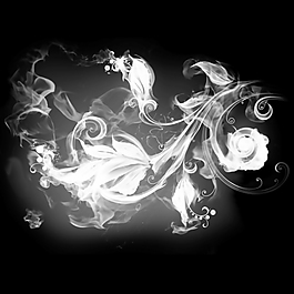 合成的火焰花纹笔刷