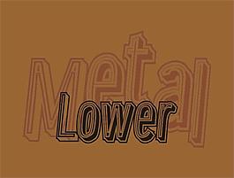 lowermetal字體