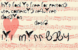 lilmissbaby字體