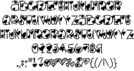 lovelybitch字體