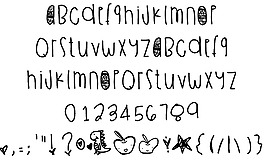 littlegreenapples字體