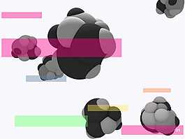 化學ppt模板之3d分子