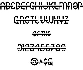 便餐字体