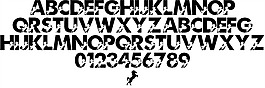 LMS強(qiáng)大的野馬的字體