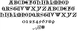 呂貝克的字體