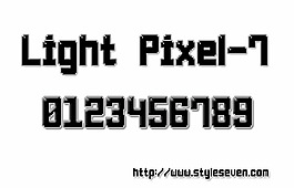 光pixel-7字體