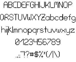 愛的大游行的字體