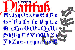 lombardplattfuss字體