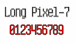 長pixel-7字體