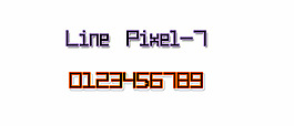 線pixel-7字體