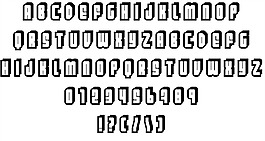 字母的字體