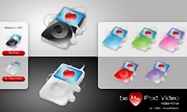 iPod視頻情人圖標包