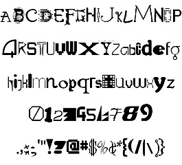 實驗室配合字體