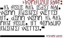 luzifer字體
