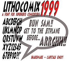 lithocomix字体