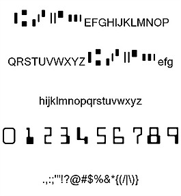 微編碼字體