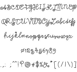 milkmoustachio字體