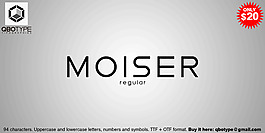 moiser字體