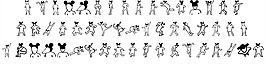 月利La比例字體