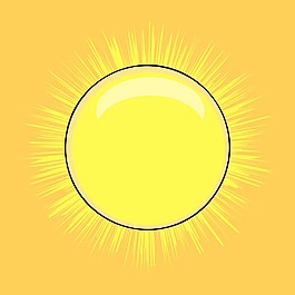太陽矢量背景