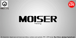 moiser大字體