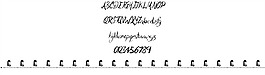 動機的字體