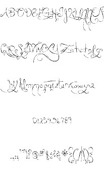 sketchyland字體的MTF的女王