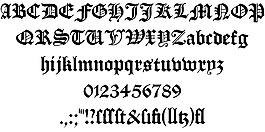 manuskriptgotisch字體