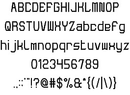 让和平的字体
