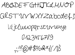 myfirsthandwriting字體