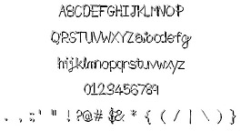 移動它的字體