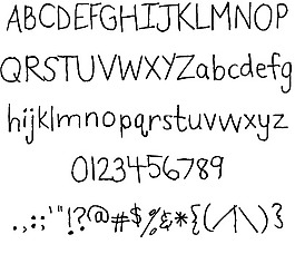 該字體