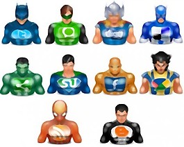 萬圣節(jié)圖標(biāo)社會(huì)超級(jí)英雄圖標(biāo)包