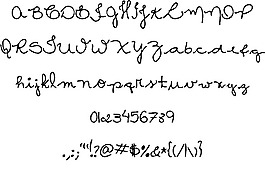 MTF CA毛拉字體