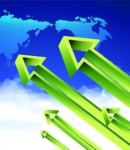 業務應用的商業海報矢量箭頭4