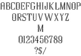 馬塞爾大寫(xiě)字體