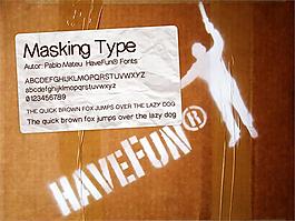 maskingtype字體