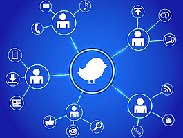 社會(huì)網(wǎng)絡(luò)圖標(biāo)背景