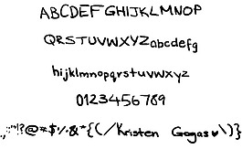 現代的字體