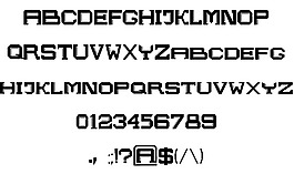 美杜莎的字體