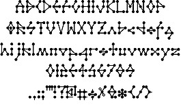 分子模型的字體