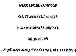 minimewrltlng字體