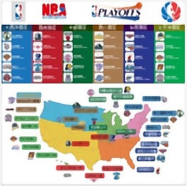 NBA球隊和矢量分配標準