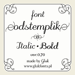 odstemplik字體