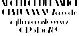 面条的字体