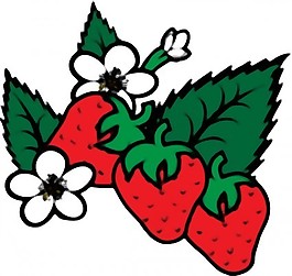 草莓剪貼畫