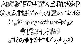 俄字體