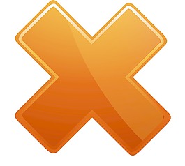 紅色的X