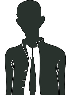 矢量時尚男人的身影